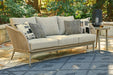 Swiss Valley Outdoor Sofa with Cushion - Aras Mattress And Furniture(Las Vegas, NV)