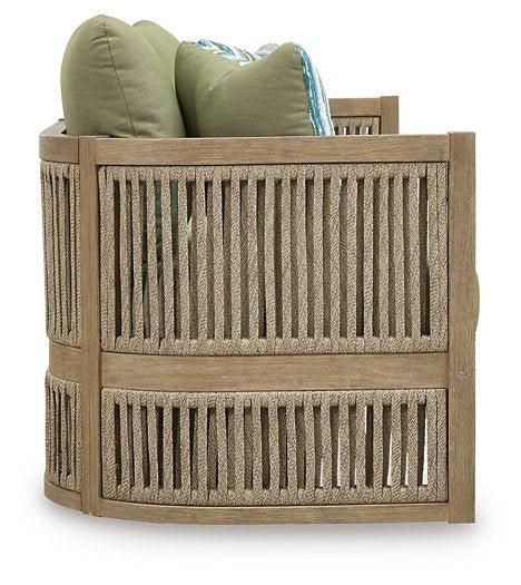Serena Shores Outdoor Sofa with Cushion