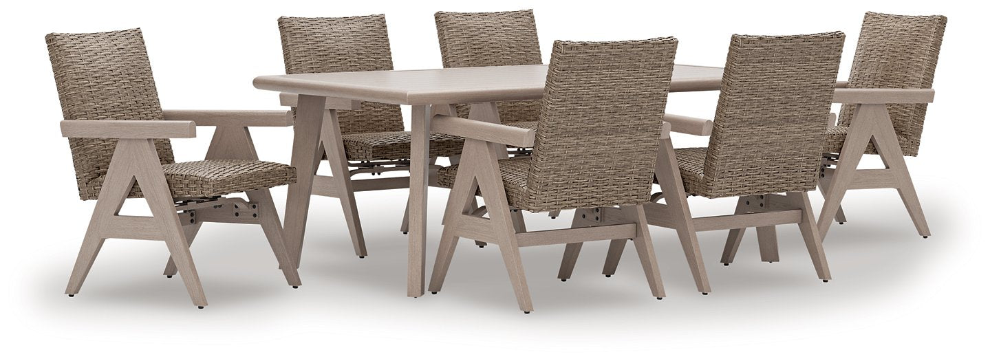 Cliff Trails Outdoor Dining Set - Aras Mattress And Furniture(Las Vegas, NV)