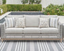 Seton Creek Outdoor Sofa with Cushion - Aras Mattress And Furniture(Las Vegas, NV)