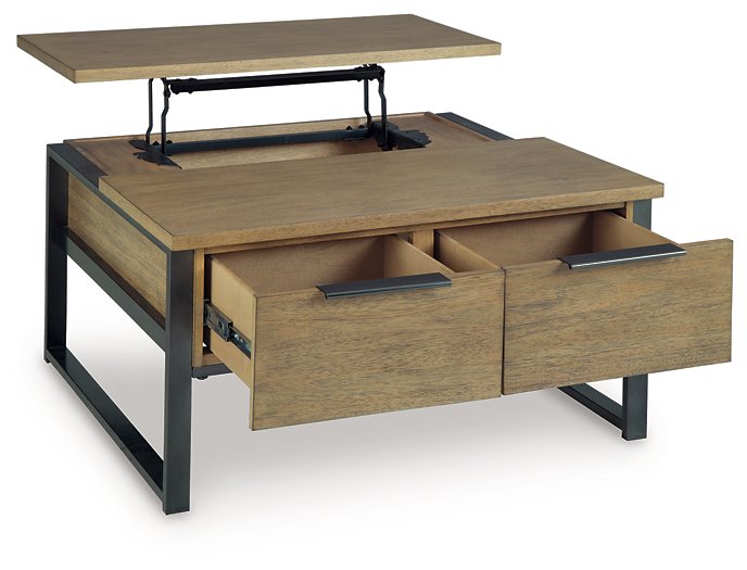 Montia Lift-Top Coffee Table - Aras Mattress And Furniture(Las Vegas, NV)