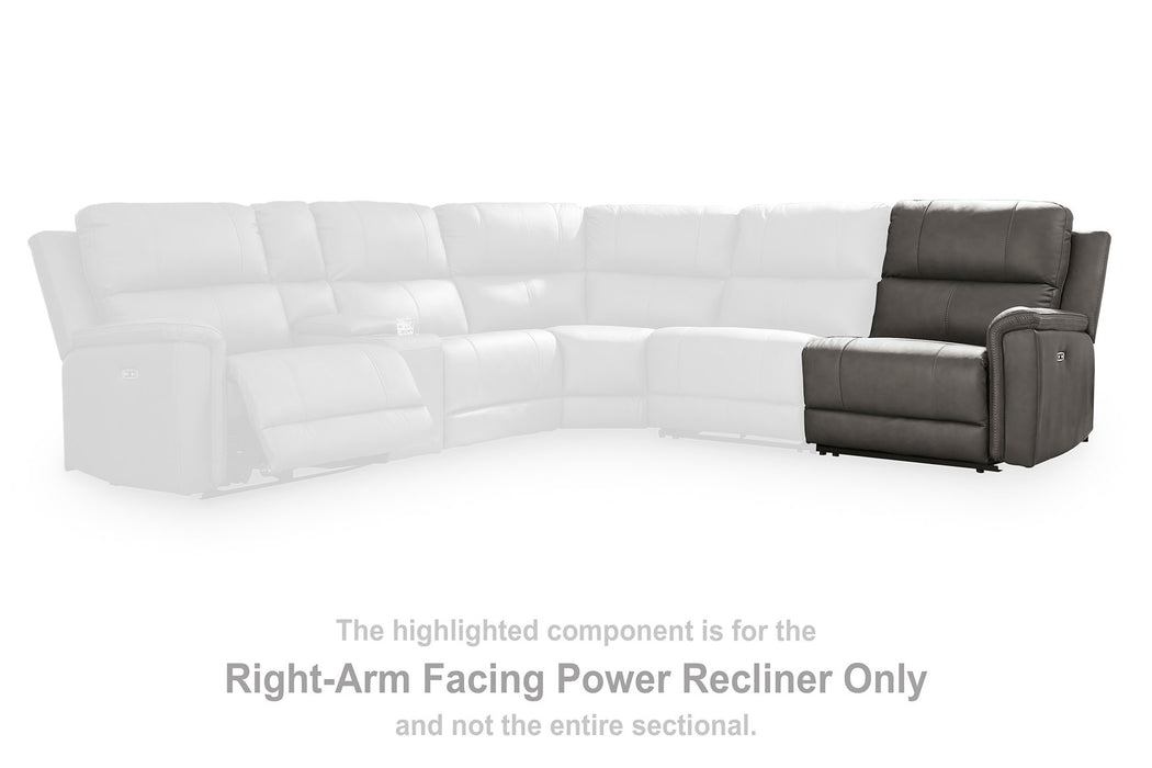 Bleckley Power Reclining Sectional - Aras Mattress And Furniture(Las Vegas, NV)