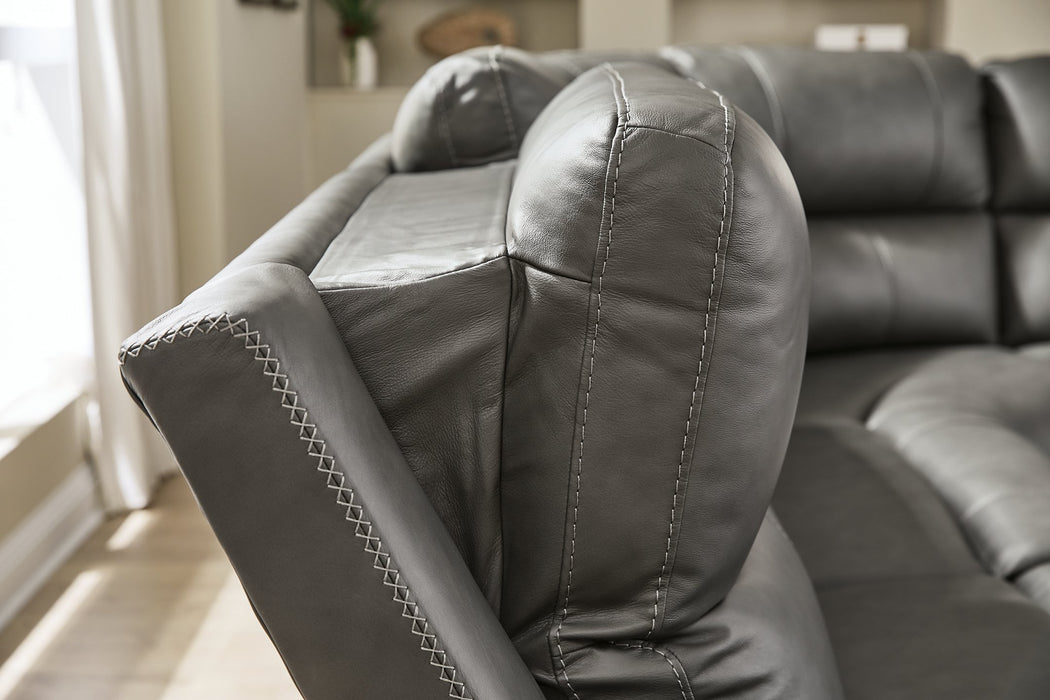 Bleckley Power Reclining Sectional - Aras Mattress And Furniture(Las Vegas, NV)