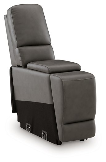 5Z - Pittson Power Reclining Sectional Loveseat with Console - Aras Mattress And Furniture(Las Vegas, NV)