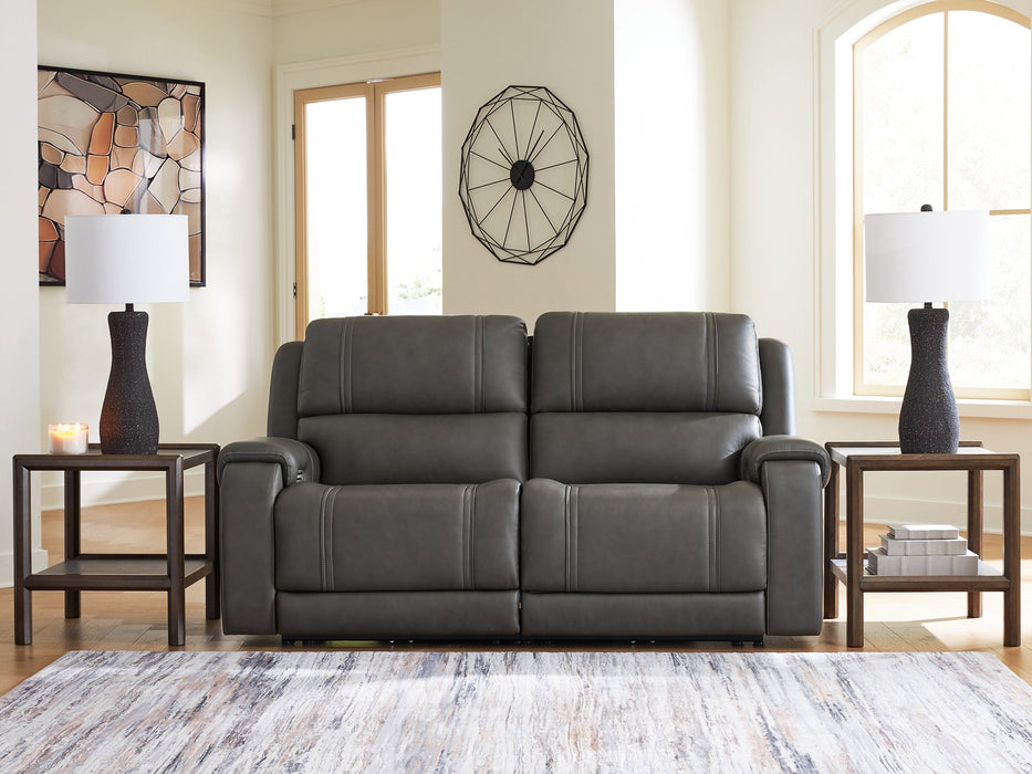 5Z - Pittson Power Reclining Sectional Loveseat - Aras Mattress And Furniture(Las Vegas, NV)