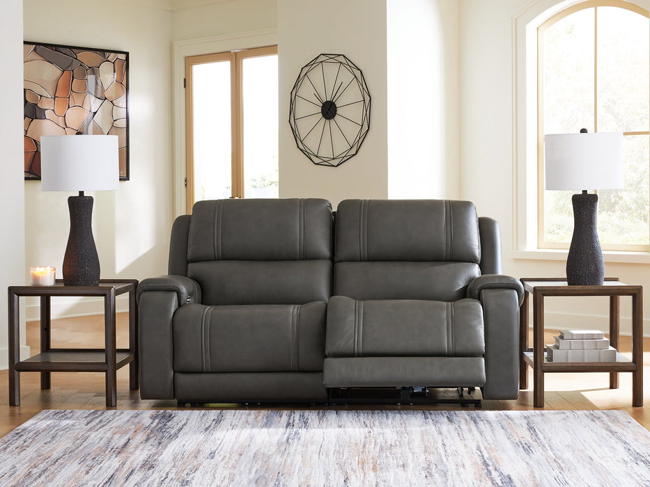 5Z - Pittson Power Reclining Sectional Loveseat - Aras Mattress And Furniture(Las Vegas, NV)