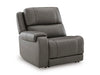 5Z - Pittson Power Reclining Sectional Loveseat - Aras Mattress And Furniture(Las Vegas, NV)
