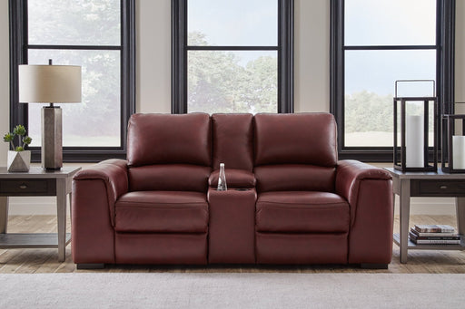 Alessandro Power Reclining Loveseat with Console - Aras Mattress And Furniture(Las Vegas, NV)