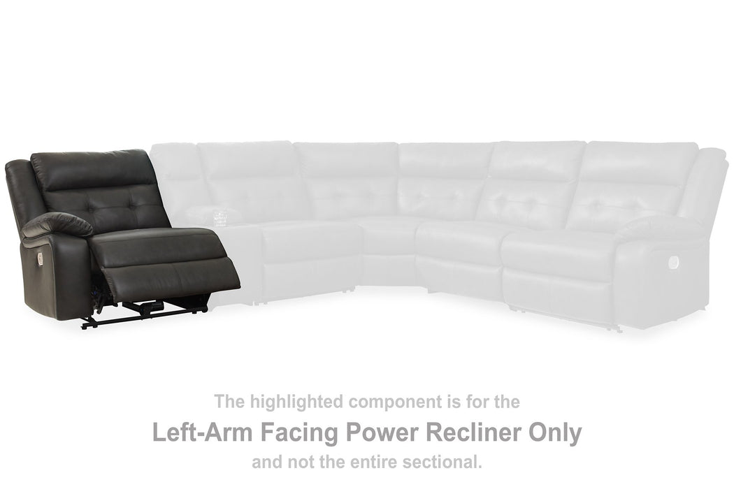 Mackie Pike 3-Piece Power Reclining Sectional Sofa - Aras Mattress And Furniture(Las Vegas, NV)