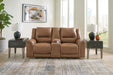 Trasimeno Power Reclining Loveseat with Console - Aras Mattress And Furniture(Las Vegas, NV)