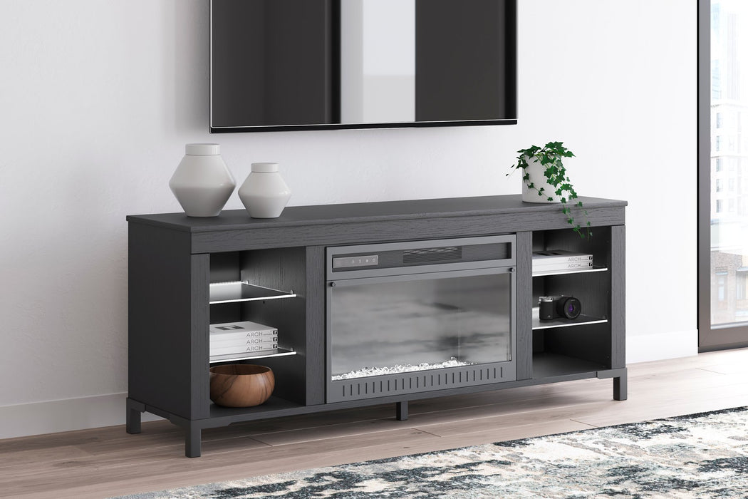 Cayberry 60" TV Stand with Electric Fireplace - Aras Mattress And Furniture(Las Vegas, NV)