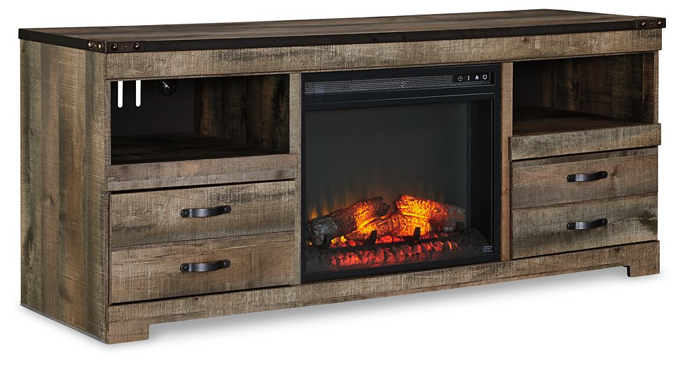 Trinell 63" TV Stand with Electric Fireplace - Aras Mattress And Furniture(Las Vegas, NV)