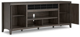 Montillan 84" TV Stand with Electric Fireplace - Aras Mattress And Furniture(Las Vegas, NV)