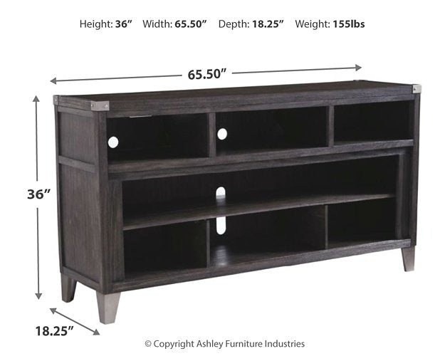 Todoe 65" TV Stand with Electric Fireplace - Aras Mattress And Furniture(Las Vegas, NV)