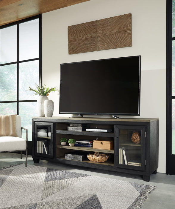 Foyland 83" TV Stand with Electric Fireplace - Aras Mattress And Furniture(Las Vegas, NV)