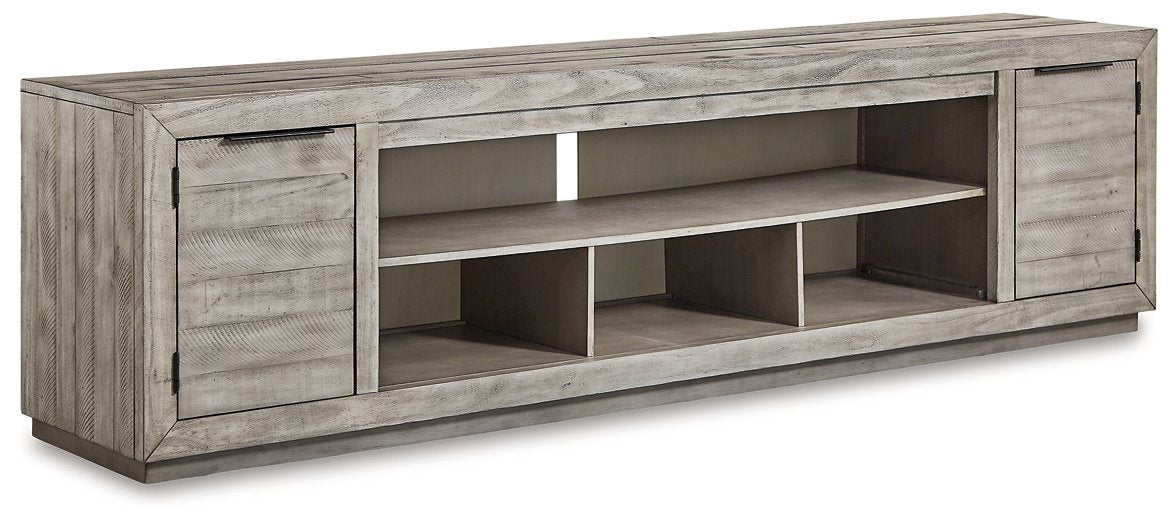 Naydell 92" TV Stand with Electric Fireplace - Aras Mattress And Furniture(Las Vegas, NV)