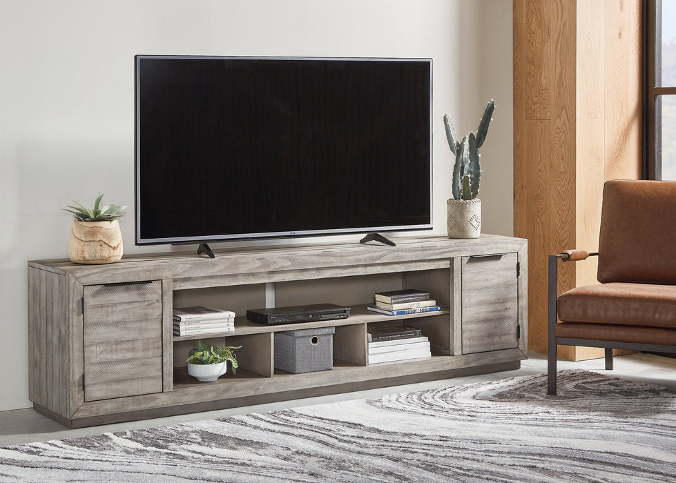 Naydell 92" TV Stand with Electric Fireplace - Aras Mattress And Furniture(Las Vegas, NV)