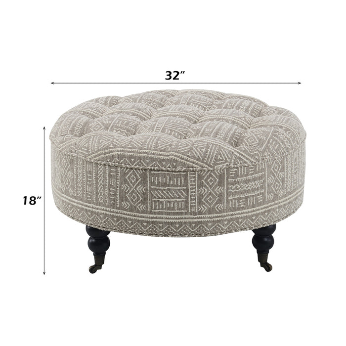 Ottoman w/Casters