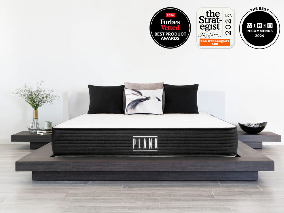 Plank Firm The Firmest All-Foam Mattress 10" Tall, Flippable, All-Foam Design