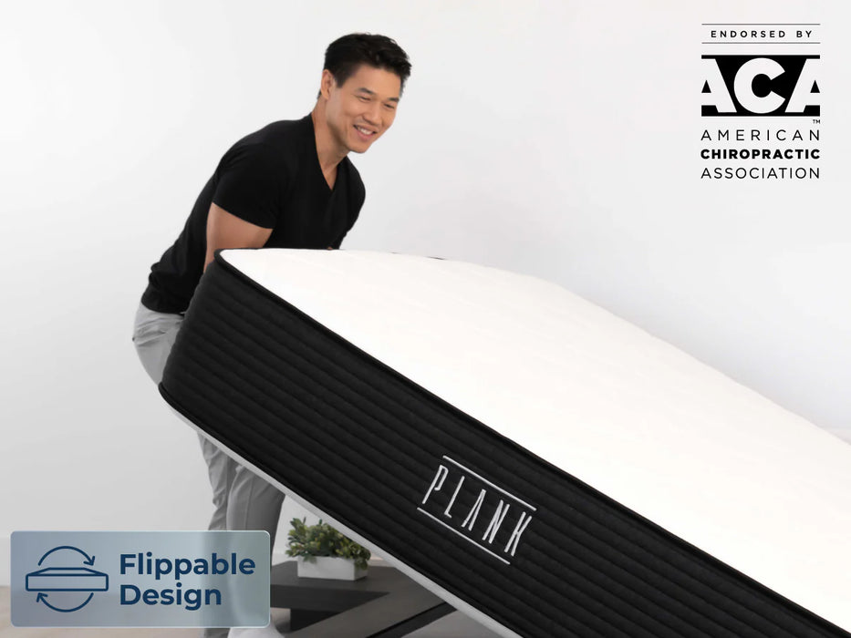 Plank Firm The Firmest All-Foam Mattress 10" Tall, Flippable, All-Foam Design