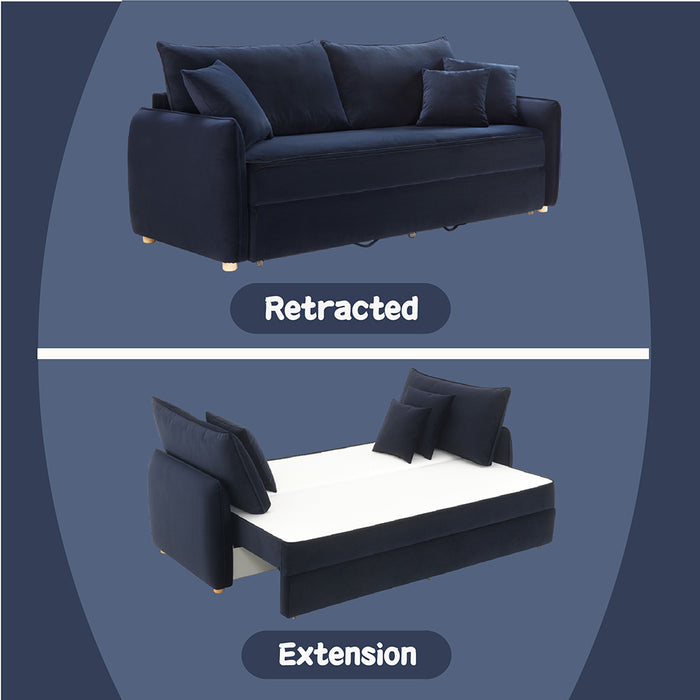 Sofa w/Sleeper & 3 Pillows (Full)